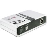 DeLOCK - USB2.0 - Externe Geluidskaart - Grijs - Voor 2.1 Stereo en 5.1/7.1 Surround