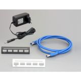 Delock - 61898 - Docking Station - Zwart - USB 3.0 Hub met 5 Havens