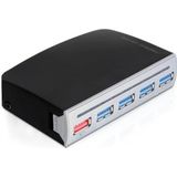 Delock - 61898 - Docking Station - Zwart - USB 3.0 Hub met 5 Havens