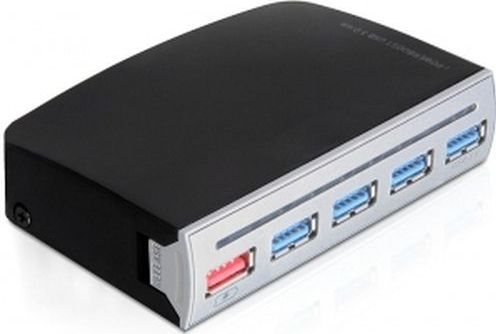 Delock - 61898 - Docking Station - Zwart - USB 3.0 Hub met 5 Havens