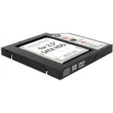Premium - 2,5'' naar 5,25'' Slim SATA Caddy - Zwart - Ondersteunt 2,5 inch HDD/SSD tot 3 TB