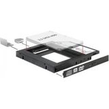 Premium - 2,5'' naar 5,25'' Slim SATA Caddy - Zwart - Ondersteunt 2,5 inch HDD/SSD tot 3 TB