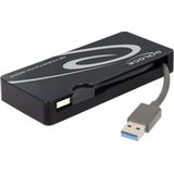 Delock - USB 3.0 Docking - Docking Station - Zwart - 4 Havens, Gigabit LAN, HDMI Aansluiting