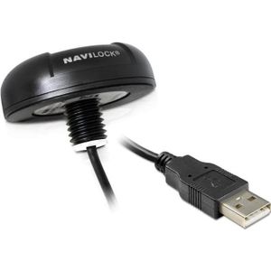 Navilock - NL-8004U - GPS-ontvanger - Zwart - USB 2.0