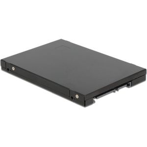 DeLOCK - 2,5'' SATA Behuizing - Zwart - Geschikt voor 2 M.2 SSD's