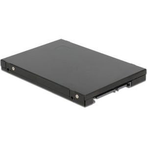 DeLOCK - 2,5'' Converter SATA 22-Pins > 2x mSATA - Zwart - SATA Behuizing