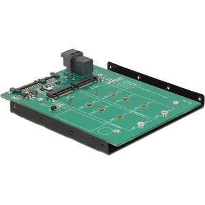 Delock - Converter - SATA / PCIe - Zwart - Geschikt voor M.2 SSD's