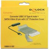 DeLOCK - 62742 - Interfacekaart - Zwart - USB Type-A naar SATA