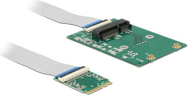 Delock - Converter M.2 Key A+E - Input Adapter - Met Flexibele Kabel - Mini PCIe Slot