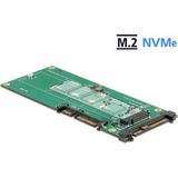 Delock - U.2 naar M.2 Adapter - Accessoire voor Harde Schijven - Ondersteunt SATA en PCIe - Geschikt voor M.2 Formaten 22110, 2280, 2260, 2242, 2230