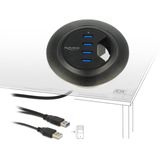 Delock - Hub - USB Type-A - 4 Poorten - Plug & Play