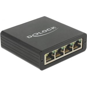 DELOCK Adapter USB3.0 Type B -> 4x Gigabit LAN RJ45 Bu/Bu