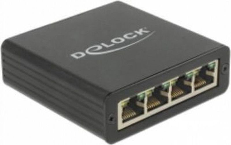 Delock - Adapter USB 3.0 - 4 x Gigabit LAN - USB Type-B Vrouw - Realtek RTL8153
