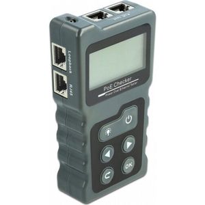LCD -kabeltester RJ45 / POE / DC