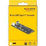 Delock - Converter M.2 Key B+M naar USB Type-C - Interface Adapter - PCIe - 10 Gbps