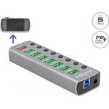 DeLOCK - USB Hub - 7+2 Poorten - USB3.0 / PD 27W - Externe Voeding
