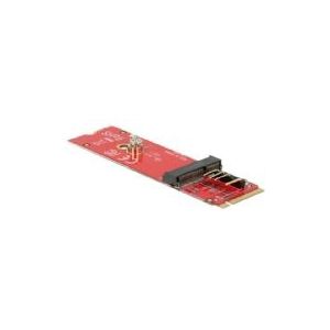 Delock - 63343 - Converter - Geen Kleur - M.2 Key M naar M.2 Key E voor USB- en PCIe-modules