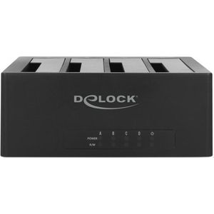 Delock - USB Type-C Docking Station - Voor 4 x SATA HDD / SSD