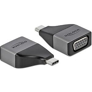 Delock USB Type-C™ adapter naar VGA (DP Alt Mode) 1080p – compact ontwerp