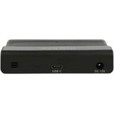 Delock - USB Hub - Zwart - 4 x USB Type-A, 1 x USB Type-C, 10 Gbps, Voedingsadapter inbegrepen