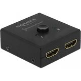Delock - 64072 - HDMI 2 - 1 Schakelaar - Bidirectioneel - 4K 60 Hz - Compact