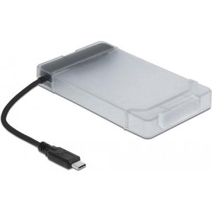 DeLOCK 64084 tussenstuk voor kabels Zwart