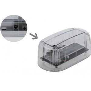 Delock - USB Type-C Docking Station - Transparant - Voor 1 x SATA HDD / SSD