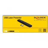 Delock - Laserpresentator - Zwart - Draadloos - USB Nano-ontvanger