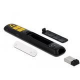 Delock - Laserpresentator - Zwart - Draadloos - USB Nano-ontvanger