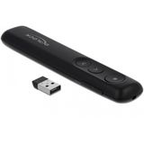 Delock - Laserpresentator - Zwart - Draadloos - USB Nano-ontvanger