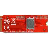 Delock - Converter M.2 - Accessoire voor Harde Schijven - Zwart - PCIe x4 Rev. 4.0, Gegevensoverdrachtsnelheid tot 64 Gbps