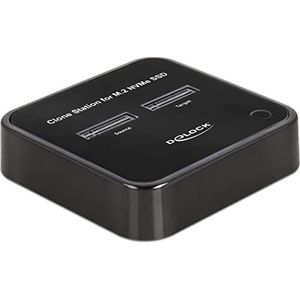 Delock 64177 M.2 dockingstation voor 2 x M.2 NVMe PCIe SSD met kloonfunctie