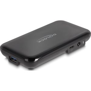 Delock - 7-poorts USB 3.2 Gen 2 Hub - Zwart - USB-C en USB-A Aansluitingen