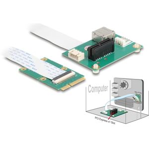 Delock 64345 Konverter Mini PCIe Stecker> PCI Express x1 (64345), Controlekaart
