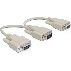 VGA naar VGA + VGA Splitter - Delock