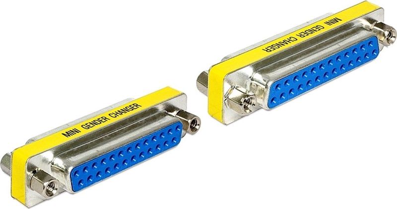 Serieel - RS232 Koppelstuk - 25-pins SUB-D (v) - Verbindingsadapter