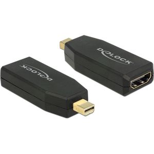 DeLOCK premium Mini DisplayPort naar HDMI adapter - DP 1.2 / HDMI 1.4 (4K 30Hz) / zwart