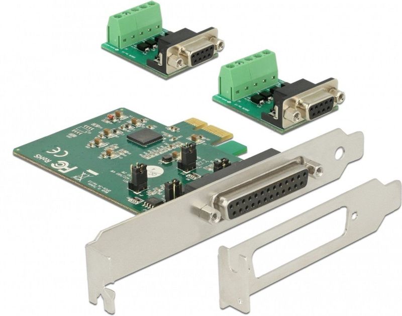 DeLock - 65841 - PCI Express-kaart - 2 x Seriële RS-422/485 - PCI Express 2.0 x1