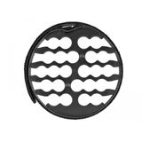 Delock - Kabelorganisator - Zwart - Met Haak-en-Lus Kabelbinding - 24 Kabelinvoeren