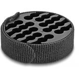 Delock - Kabelorganisator - Zwart - Met Haak-en-Lus Kabelbinding - 24 Kabelinvoeren