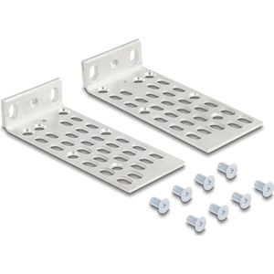 Delock - Universele Stellingmontageset 2 S - Accessoires voor Serverkasten - Zilver