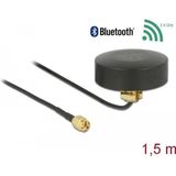 Delock - WLAN-antenne - Zwart - 2 dBi - Buiten - 1,5m kabel
