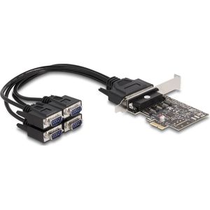 DeLOCK 66324 interfacekaart/-adapter Intern RS-232, VGA