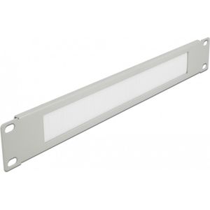 19 ″ kabelbeheerborstelstrip 1u grijs