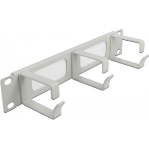 Kabeldoorvoerpaneel - Borstelstrook - Metaal - Geschikt voor 10 Inch Rack