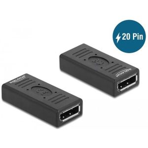 Delock DisplayPort 1.2 Adapter Vrouwelijk naar Vrouwelijk Geslachtsve