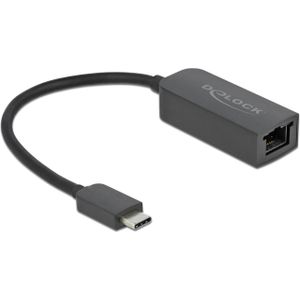 Delock 66645 Adapter - USB Type-C naar 2,5 Gigabit LAN - Compact