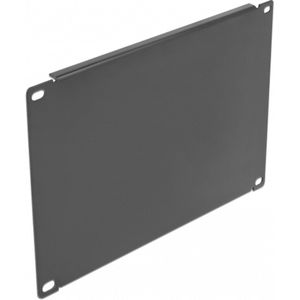 Delock - Blinde Dekking - Zwart - Metaal - Geschikt voor 10 Inch Netwerkkast