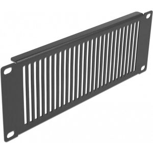 Delock - Rackpaneel - Zwart - Metaal - 2U