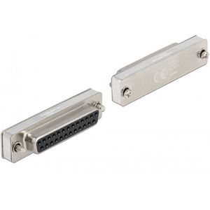 Delock RS-232/422/485 loopback adapter met DB25 aansluiting (0.01 m), Interfacekabel